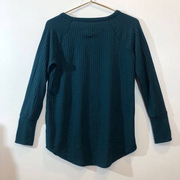 Chaser Emerald Green Waffle Thermal Long Sleeve - Picture 7 of 9